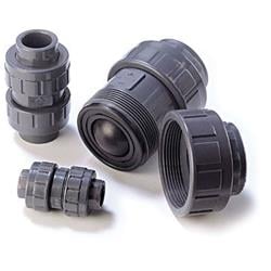 P460U 3-4 0.75 in. PVC True Union Ball Check Valve - Schedule 80