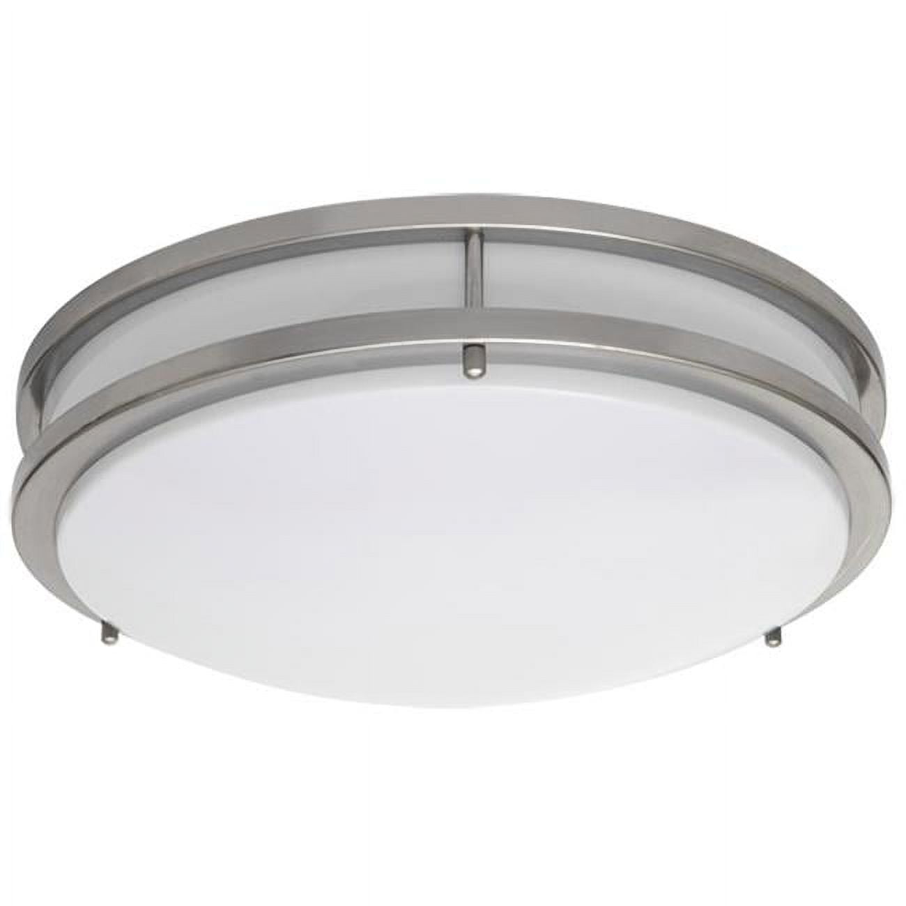 Picture of AMAX Lighting LED-JR001LNKL 10 x 3.8 in. LED Ceiling Fixture - JR Brushed Nickel