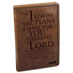 Journal-I Know The Plans-Luxleather-Brown