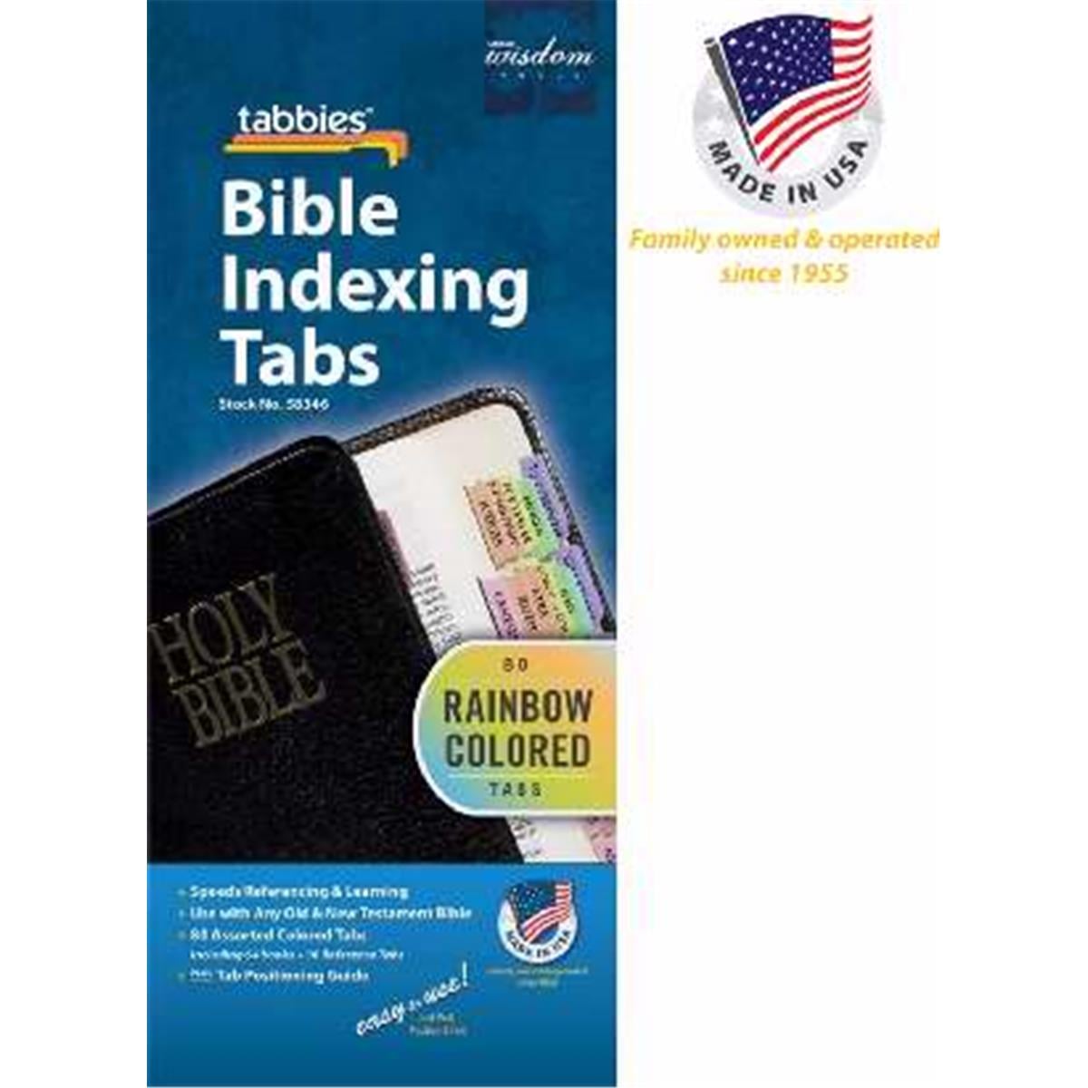 Bible Tab-Rainbow O & N Testament