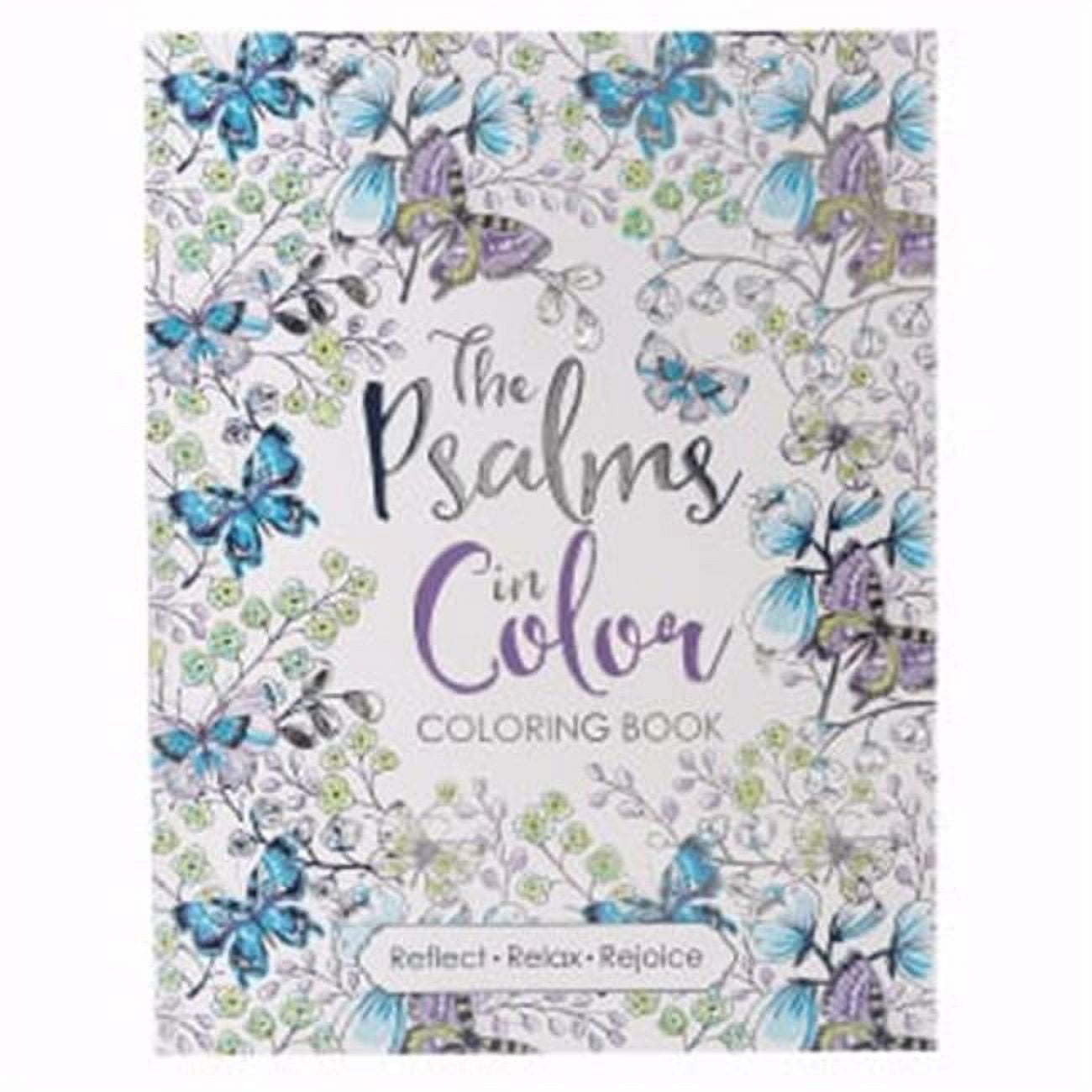 Picture of Christian Art Gifts 088362 Psalms in Color Adult Coloring Book