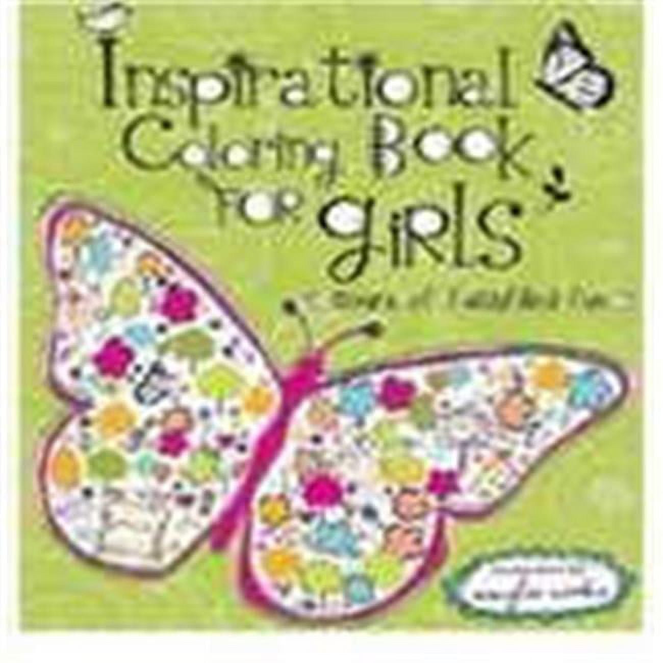 Picture of Christian Art Gifts 095392 Inspirational Coloring Book for Girls