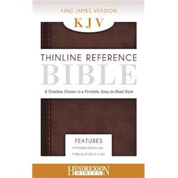 105144 KJV Thinline Reference Bible-Chestnut Brown Flexisoft by Hendrickson -  Hendrickson Publishers