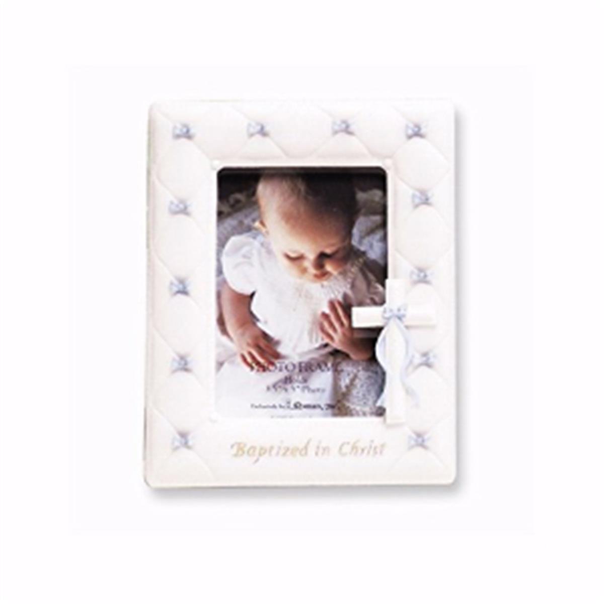 Picture of Roman 202955 Photo Frame-Baptism-Boy - 7 in.
