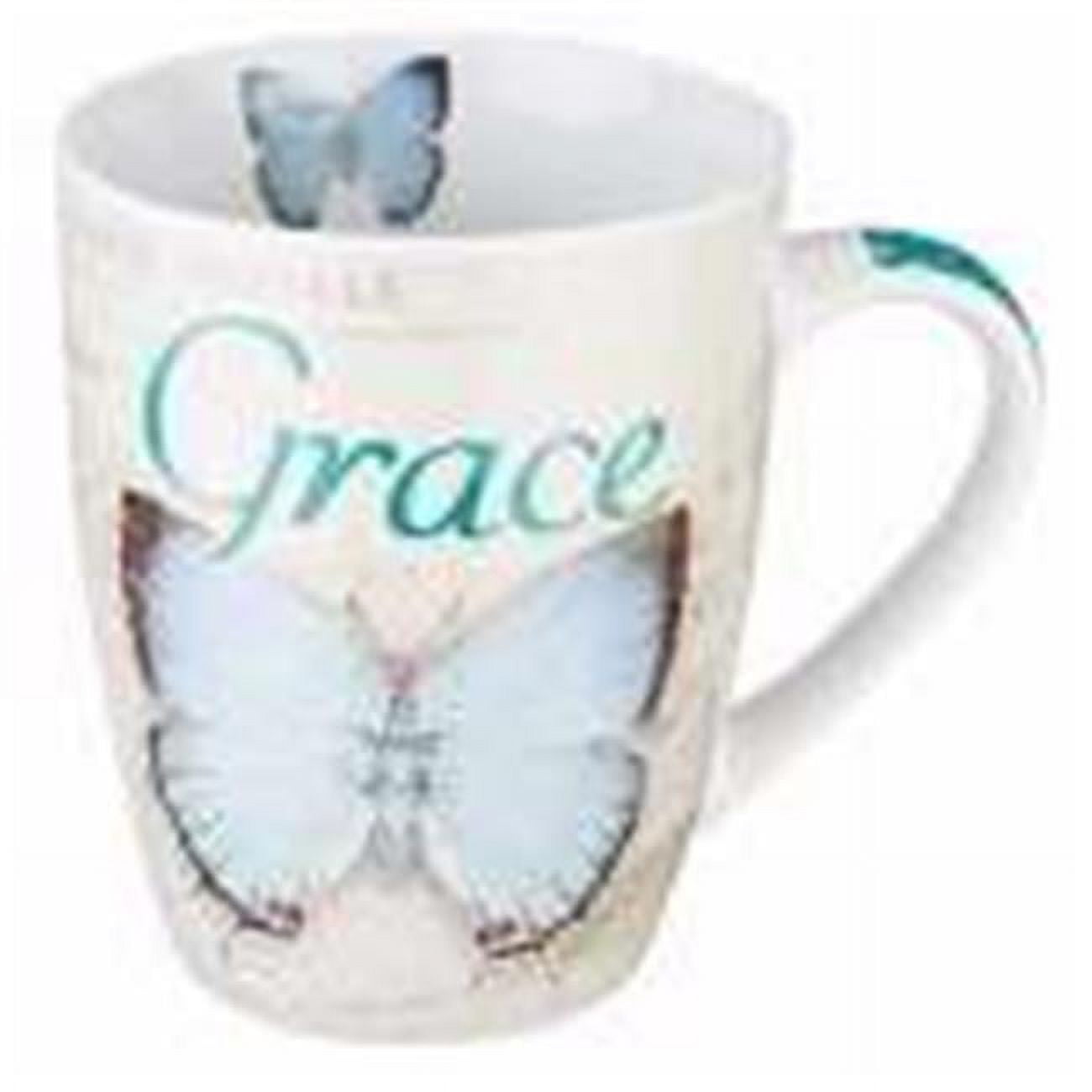 Picture of Christian Art Gifts 361194 Mug-Butterfly Blessings & Grace with Gift Box