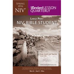 Picture of Christian Standard Media 0067798 Standard Lesson Quarterly Spring 2017- Adult NIV Student Large Print