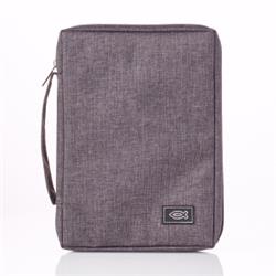 Bible Cover-Value-Fish - Small - Gray