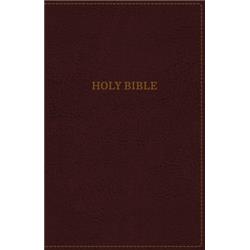 175532 KJV Thinline Bible - Comfort Print-Burgundy Leathersoft