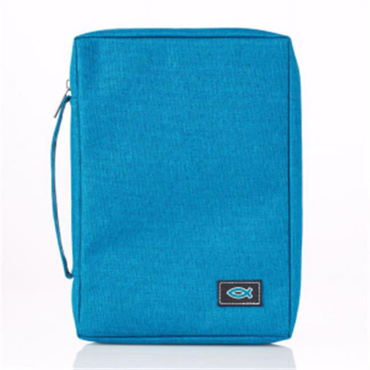 Bible Cover-Value-Fish - Large-Blue