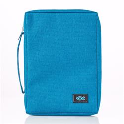 Bible Cover-Value-Fish - Medium, Blue