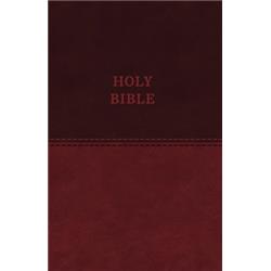 175536 KJV Value Thinline Bible - Comfort Print-Brown Leathersoft