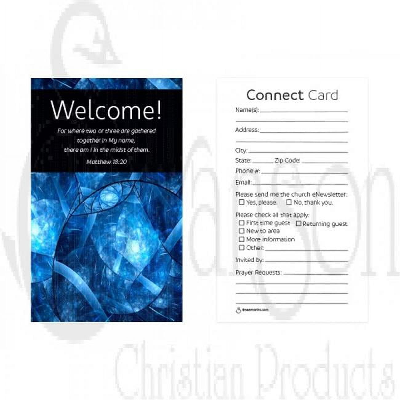 Welcome Visitor Card - Pack of 50