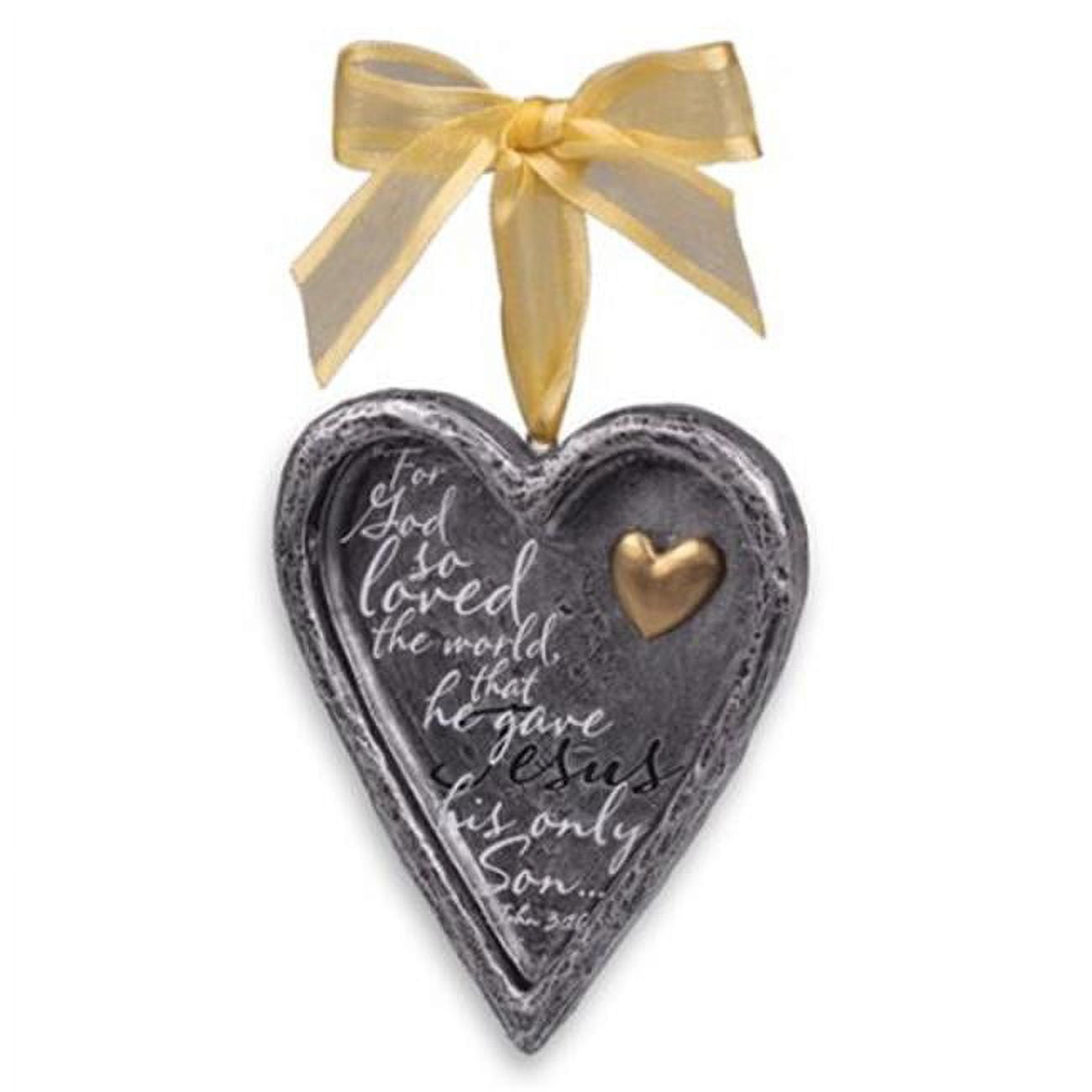 187937 Ornament - Heart with Gold Heart