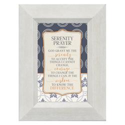 James Lawrence 188095 3 x 4.5 in. Mini Plaque Style Line Serenity Prayer Frame