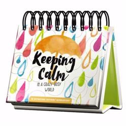 Picture of Dayspring Cards 178468 Keeping Calm In A Crazy-Busy World DayBrightener Perpetual Calendar