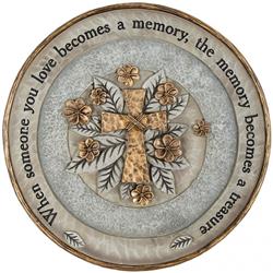 Picture of Carson Home Accents 14878X 10 in. Serene-Treasured Memory with Cross Garden Stone