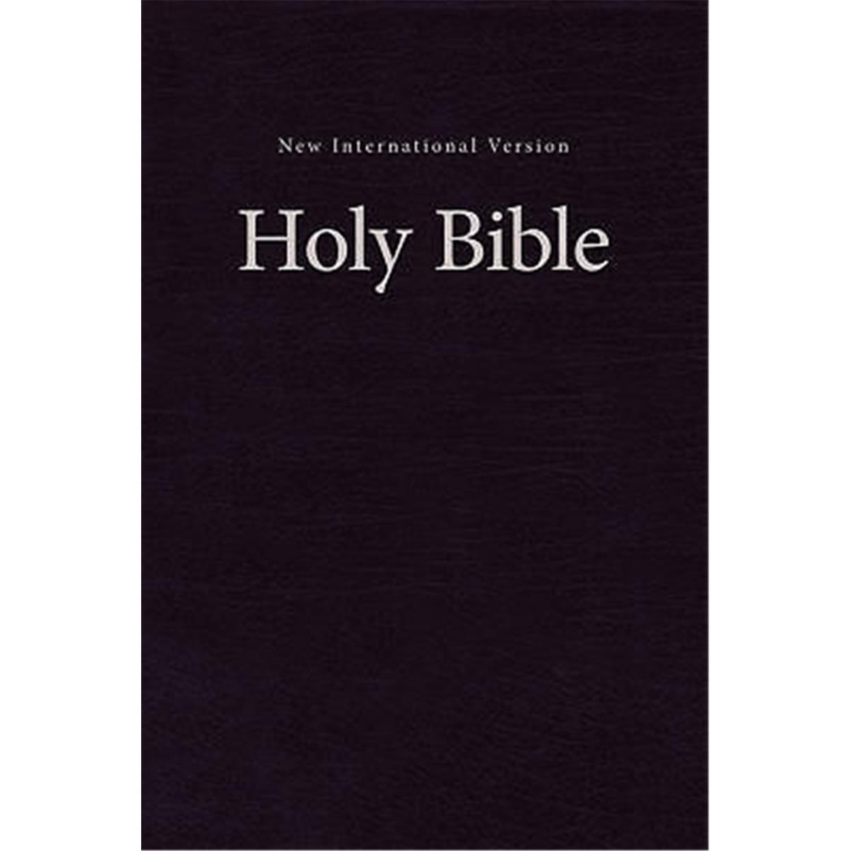 071898 Niv Value Pew & Worship Bible - Black Hardcover -  Zondervan