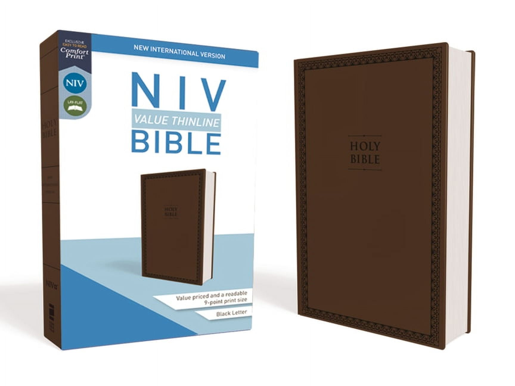 Chocolate Leathersoft NIV Value Thinline Bible