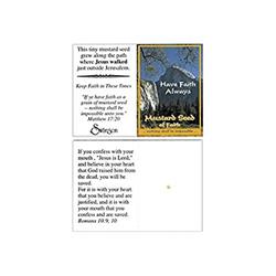 Mustard Seed Of Faith Cards, Pack of 50