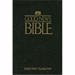Picture of American Bible Society 178143 GNT Good News Bible-Black Bonded Leather Book