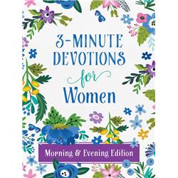 Picture of Barbour Publishing 197492 3-Minute Devotions for Women - Morning & Evening Edition - Mar 2018