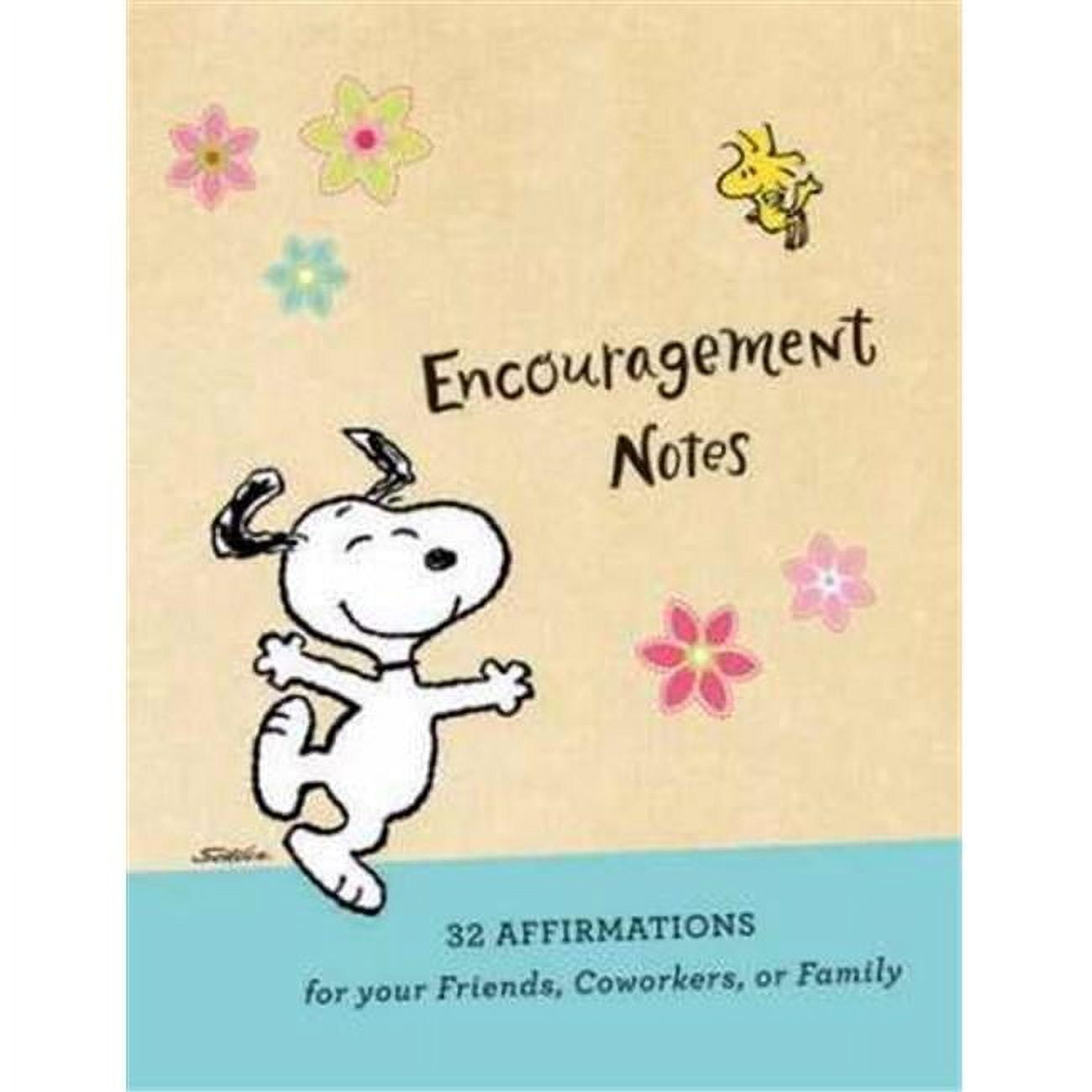 Picture of Dayspring Cards 95557 Note Card - Peanuts Encouragement Notes - Pack of 32