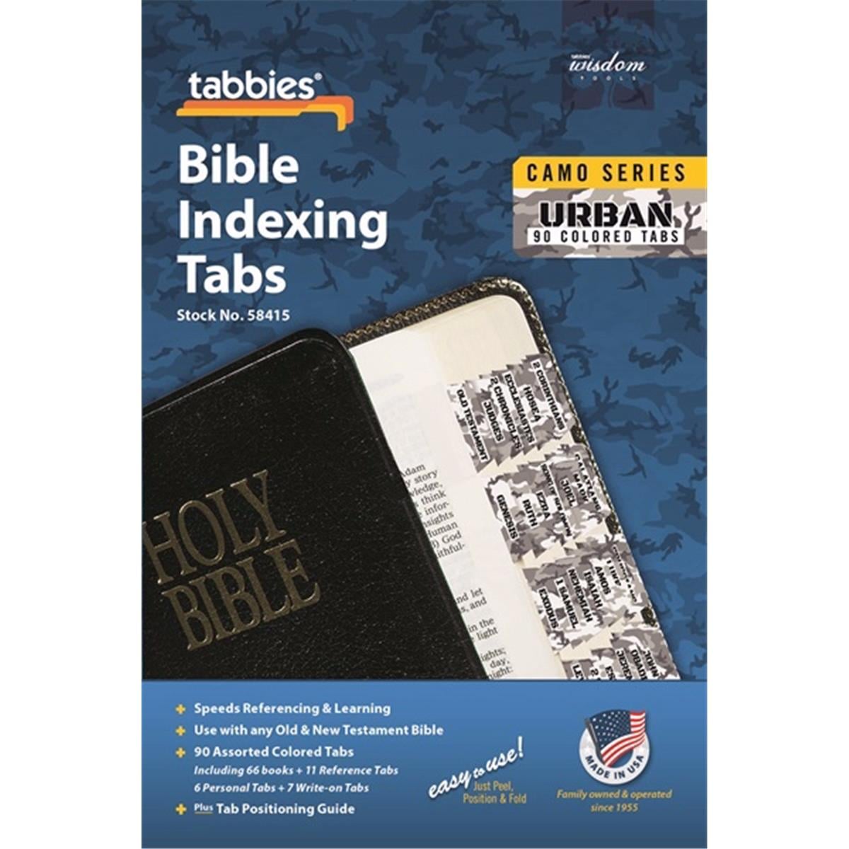 Old & New Testament Urban Camo Series Bible Tab