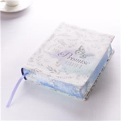 KJV My Promise Bible Large Print Hardcover, White & Purple Butterfly Design
