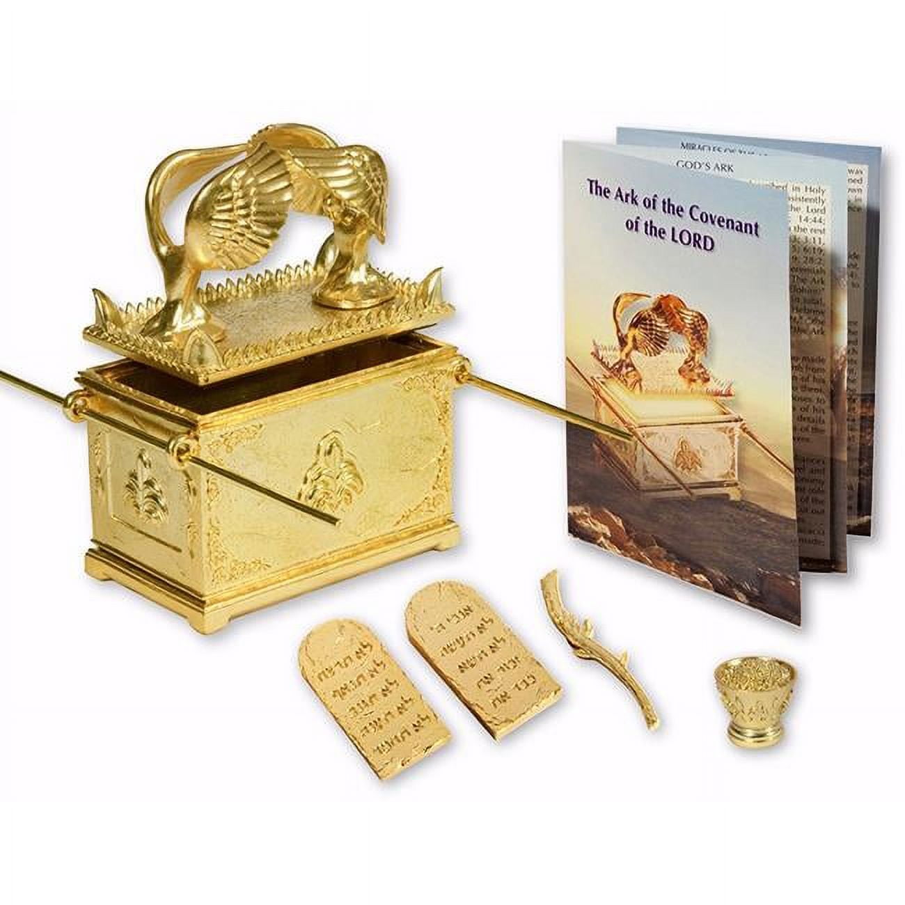 Picture of Holy Land Gifts 196417 Desktop Set - Ark of The Covenant With Contents
