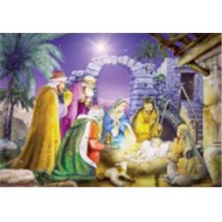 Joyous Night Medium Advent Calendar - 8.25 x 11.75 in.