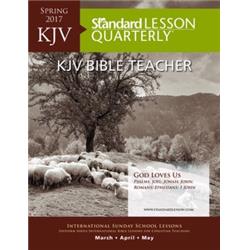 Picture of Christian Standard Media 185938 Standard Lesson Quarterly Spring 2018 Adult KJV Bible Teacher No.6290