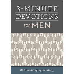 Barbour Publishing  3-Minute Devotions Book for Mens
