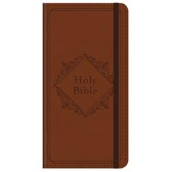 Picture of Barbour Publishing 197526 KJV Compact Bible- Promise Edition-Brown Dicarta