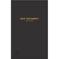 CSB Pocket New Testament with Psalms-Black Softcover