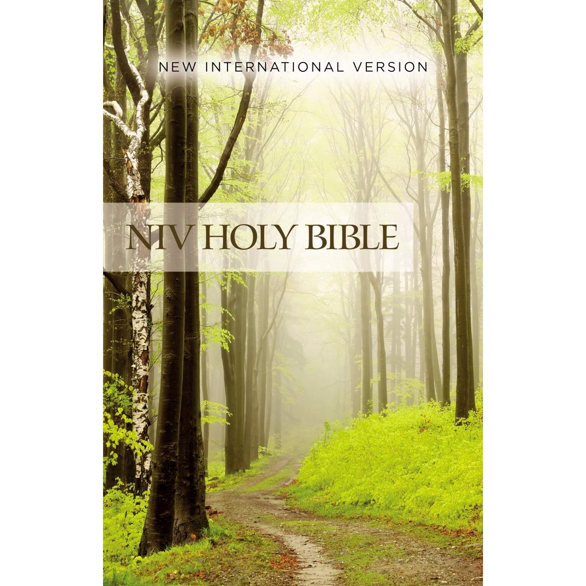 71939 NIV Value Outreach Bible - Forest Path Softcover