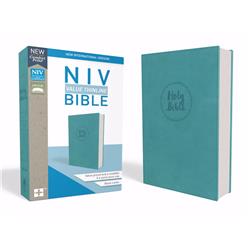 178947 NIV Value Thinline Bible Comfort Print - Turquoise Leathersoft