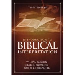 71923 Introduction to Biblical Interpretation 3rd Edition