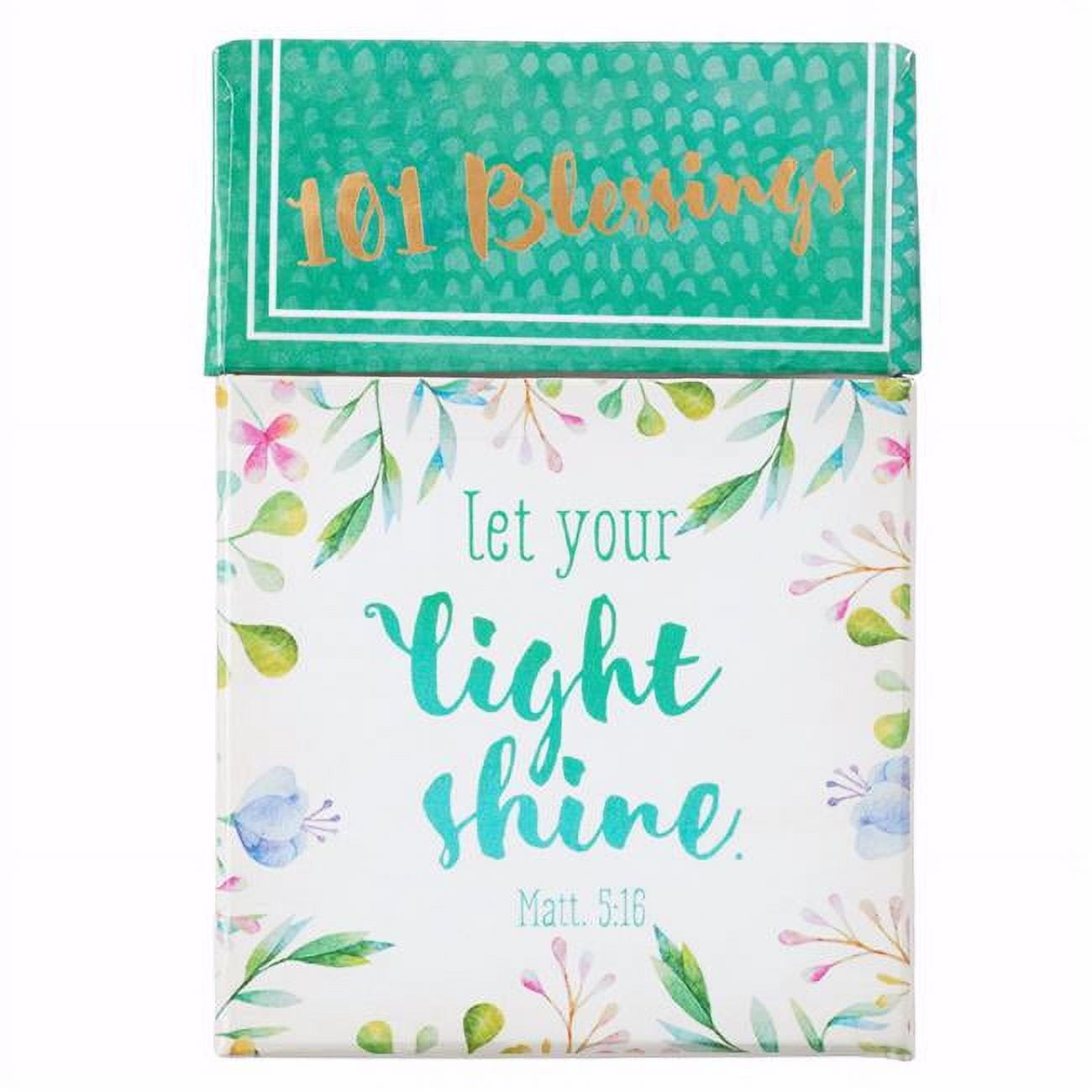 Picture of Christian Art Gifts 14604X Box of Blessings - 101 Blessings-Let Your Light Shine