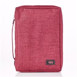 Bible Cover - Value Fish, Burgundy - Small