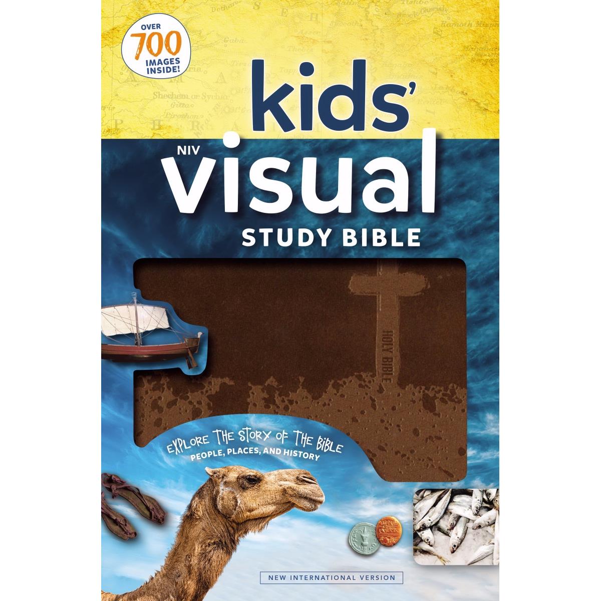 177339 NIV Kids Visual Study Bible - Full Color Bronze Leathersoft