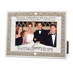 80016 Faith Hope Love Photo Frame - No. 17880