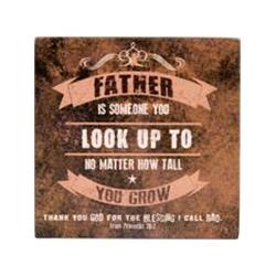 Picture of Carpentree 151928 2.25 x 2.25 in. Father is Someone You Look Up to Magnet