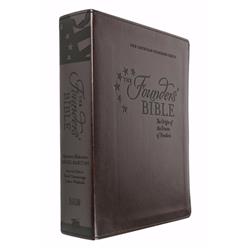 New American Standard Founders Bible, Brown LeatherSoft