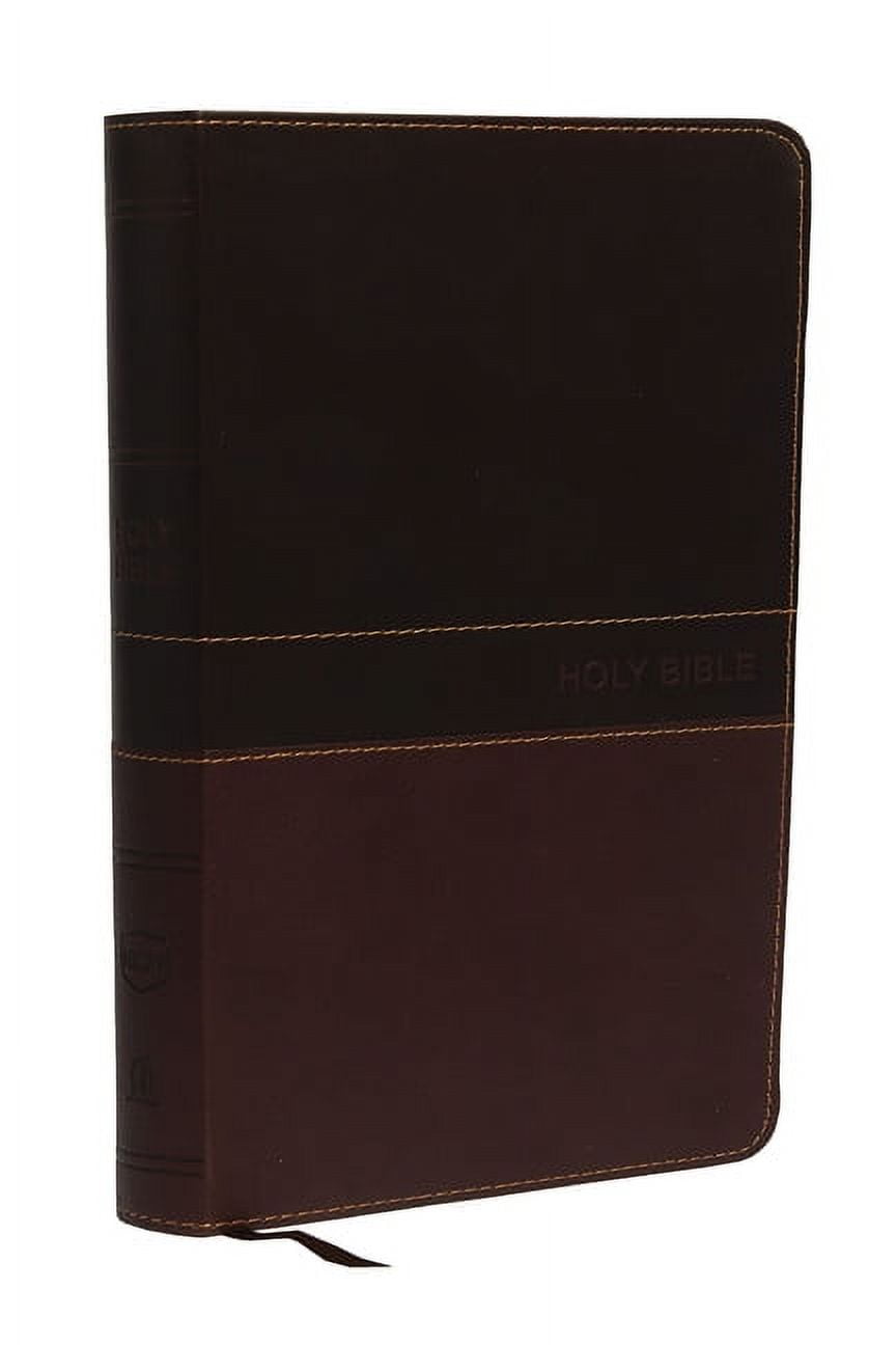 NKJV Deluxe Gift Bible Toffee Leathersoft Book