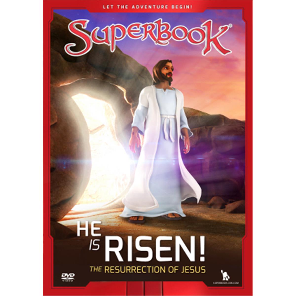 Picture of Charisma Media 75461 DVD-He is Risen the Resurrectionection of Jesus Super Book
