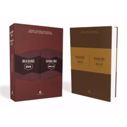 Spanish RVR 1977 & NKJV Bilingual Bible, Brown Leathersoft