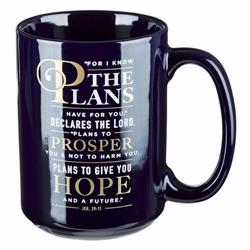 Picture of Christian Art Gifts 200656 Mug-The Plans - Christian Gift for Graduation