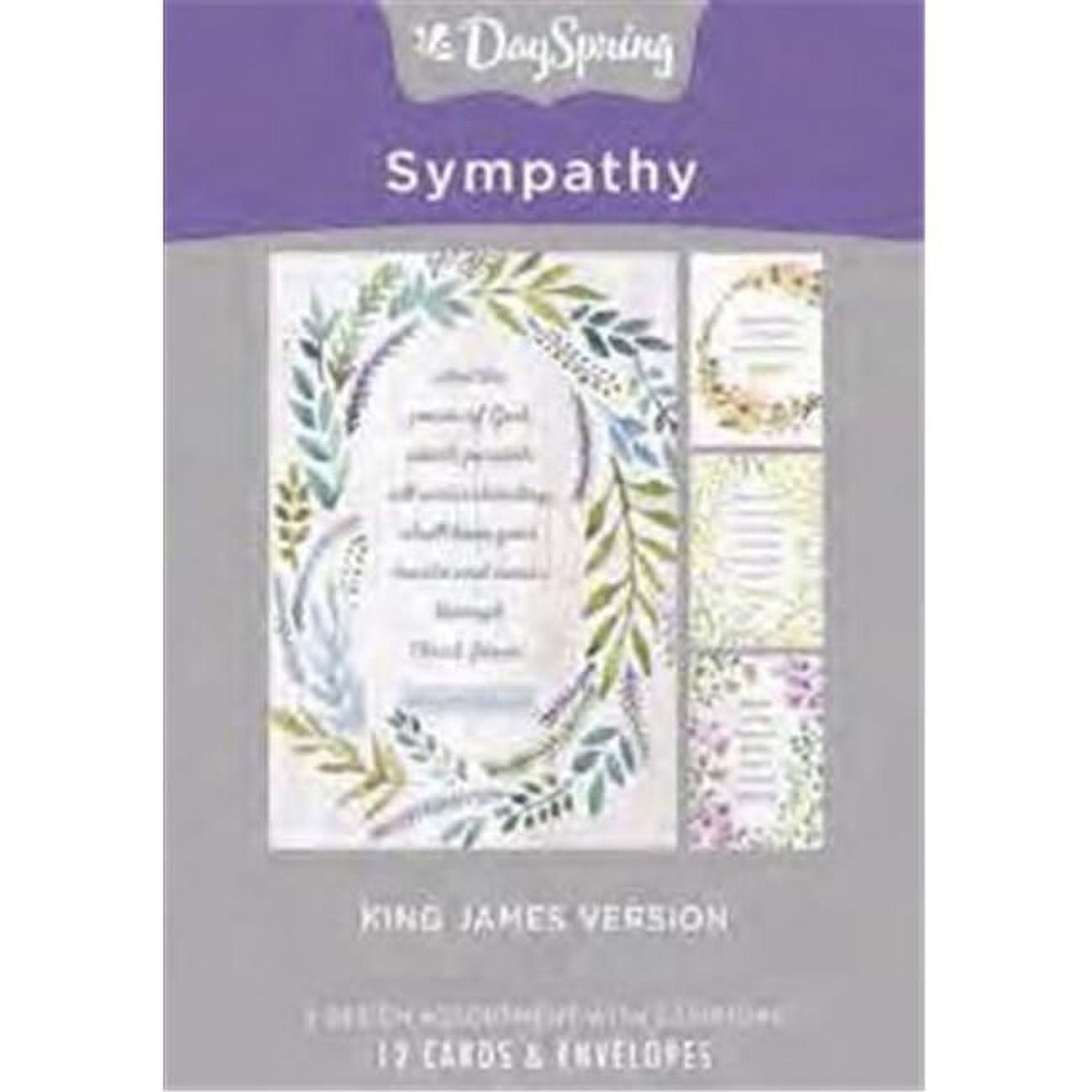 Card Boxed Sympathy Botanical Frames - Box of 12