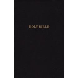 179170 KJV Thinline Reference Bible, Black Bonded Leather