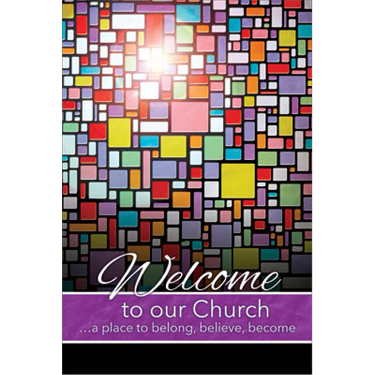 Picture of B & H Publishing 152913 Folder Welcome Welcome to Our Church - Pack of 12